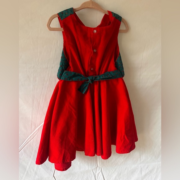 RARE vintage Toddler Girl Corduroy Dress - Picture 2 of 4